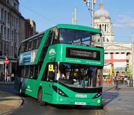 Nottingham Scania N280UD Enviro400City